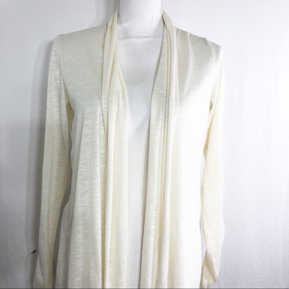 Cream Open Front Lightweight Jacket - image 2